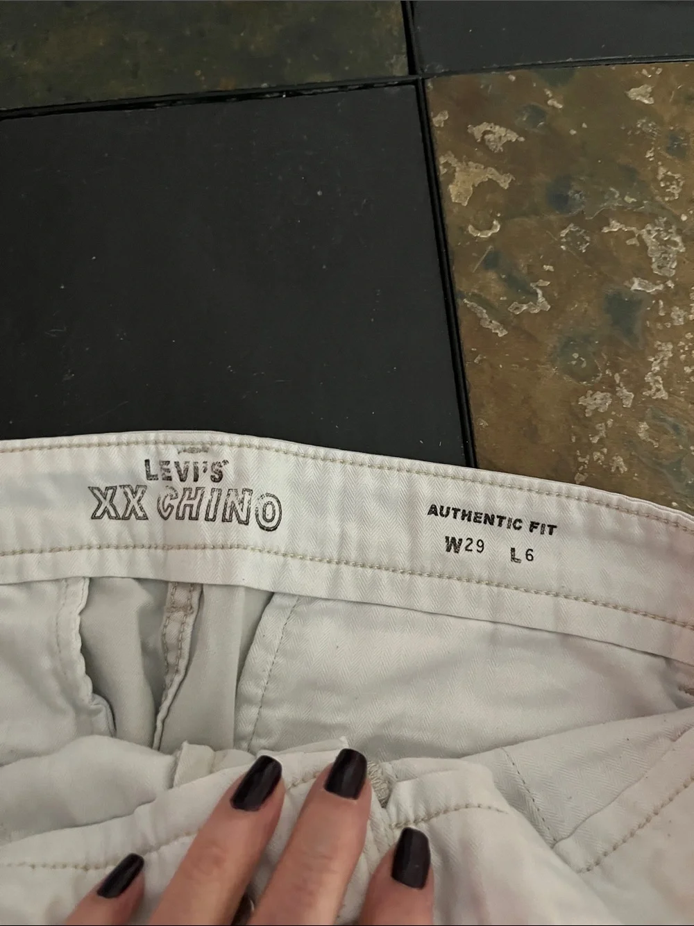 Levi's Light Khaki Cotton Chino Shorts